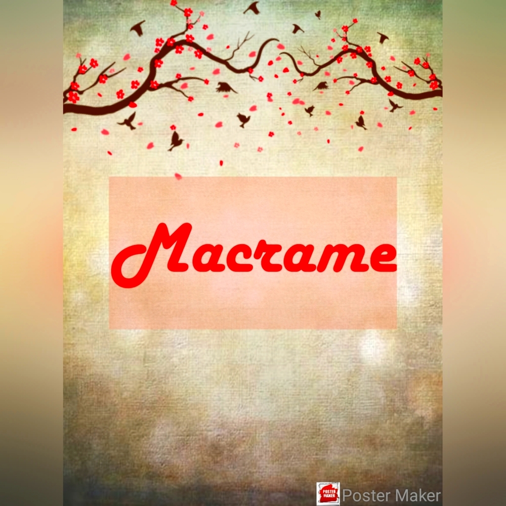 🤩Macrame items 🤩